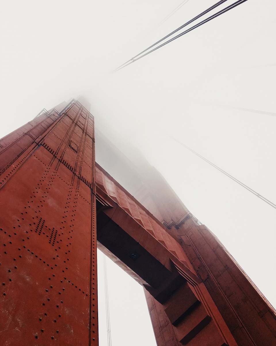 building low-angle photography of Golden Gate Bridge united states